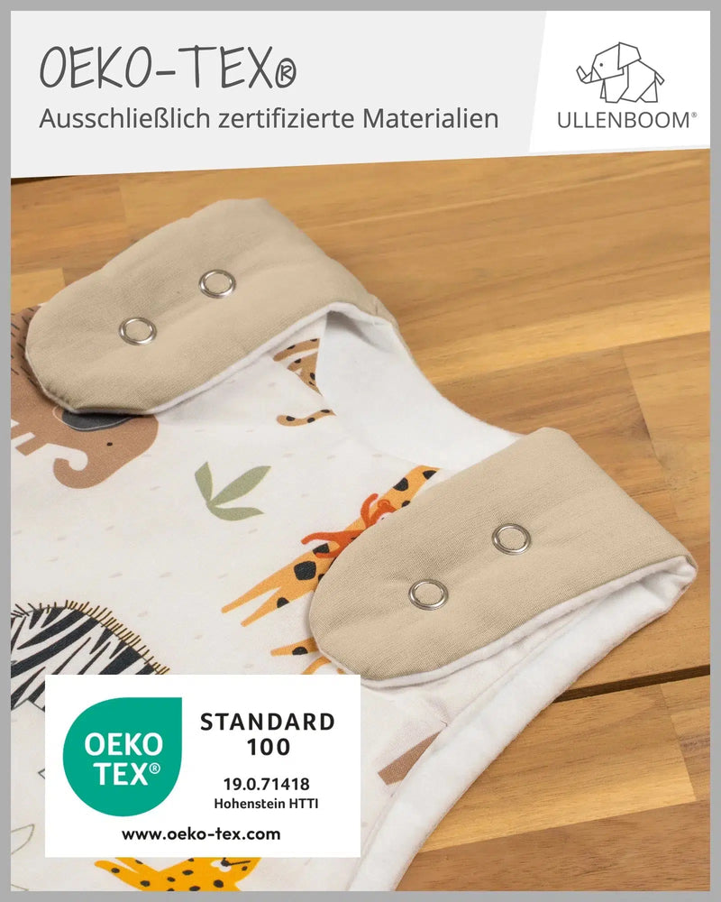 Schlafsack SAND SAVANNE-ULLENBOOM Baby-0-4 Monate | 56-62 cm-ULLENBOOM Baby