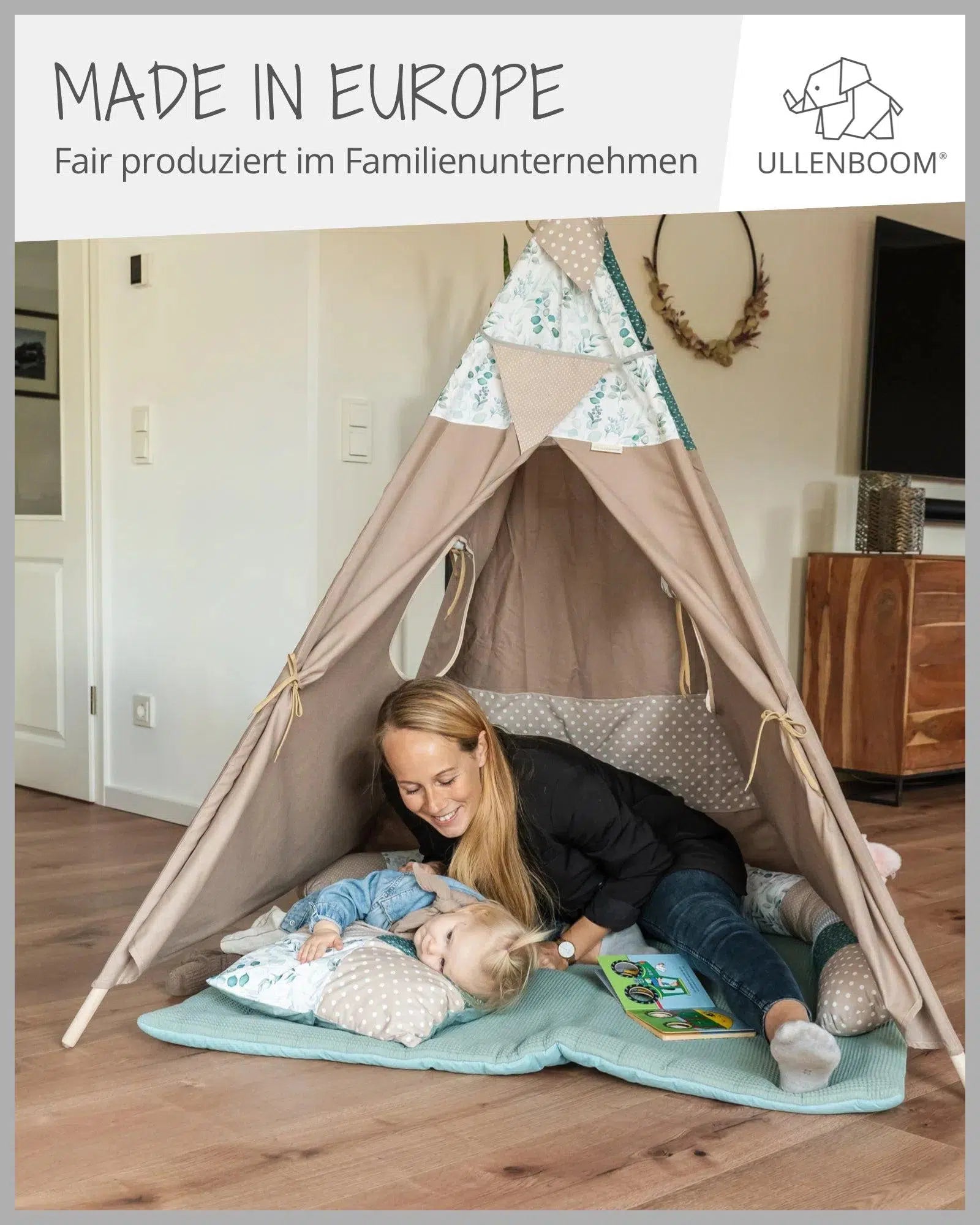 Tipi ROSA GRAU-ULLENBOOM-ULLENBOOM Baby