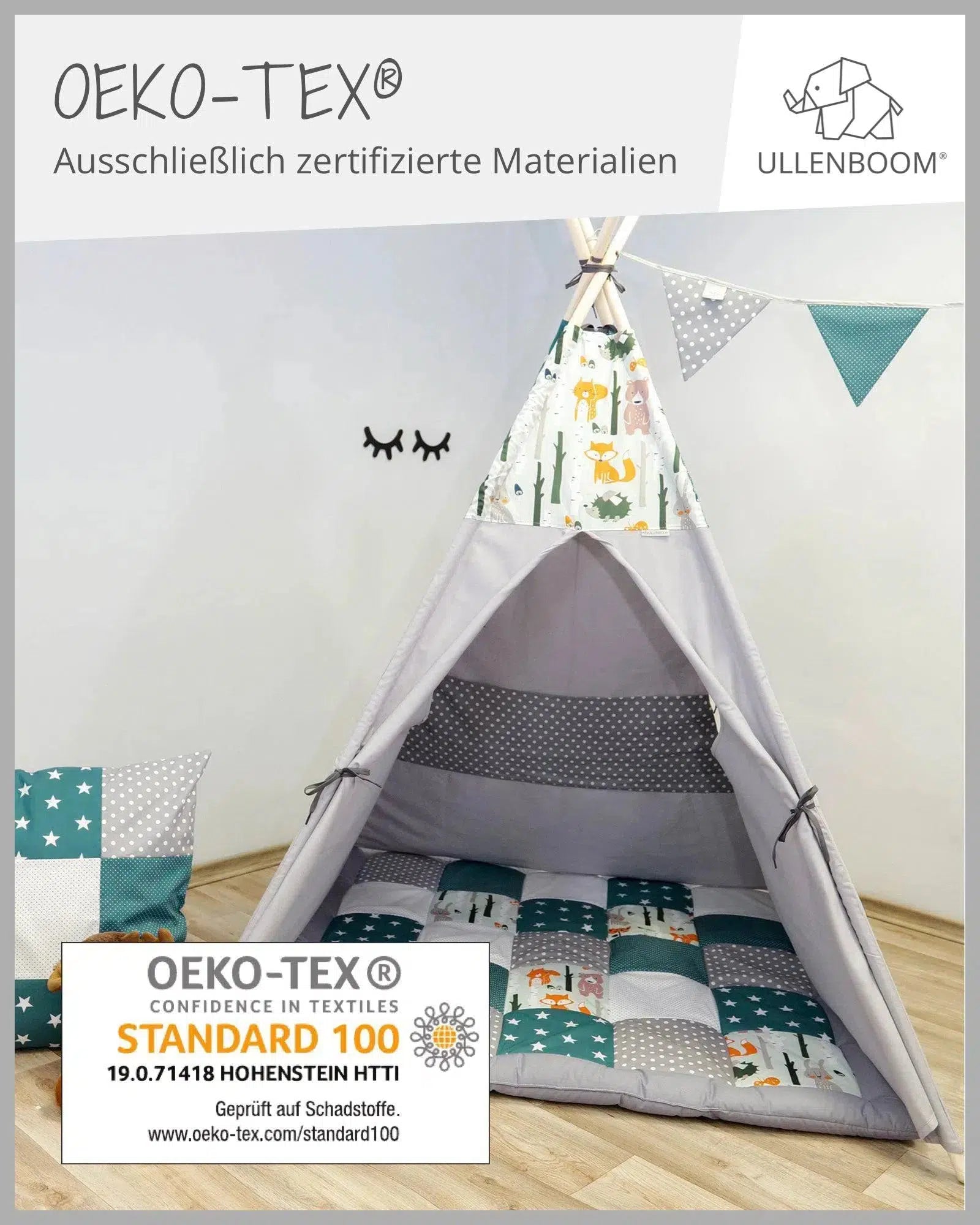 Tipi WALDTIERE PETROL-ULLENBOOM-ULLENBOOM Baby