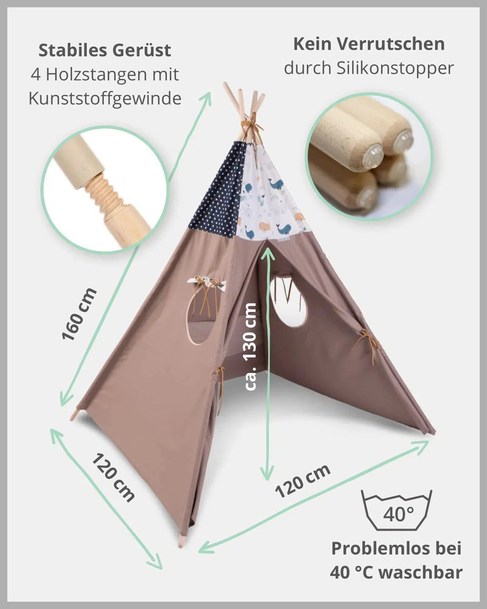 Tipi WALE-ULLENBOOM-ULLENBOOM Baby