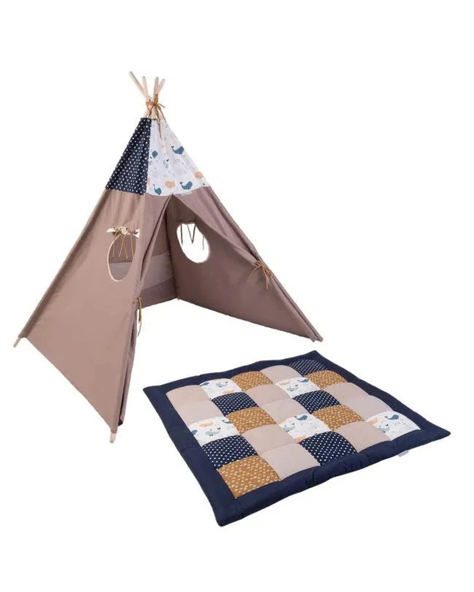 Tipi WALE-ULLENBOOM-Mit Krabbeldecke-ULLENBOOM Baby