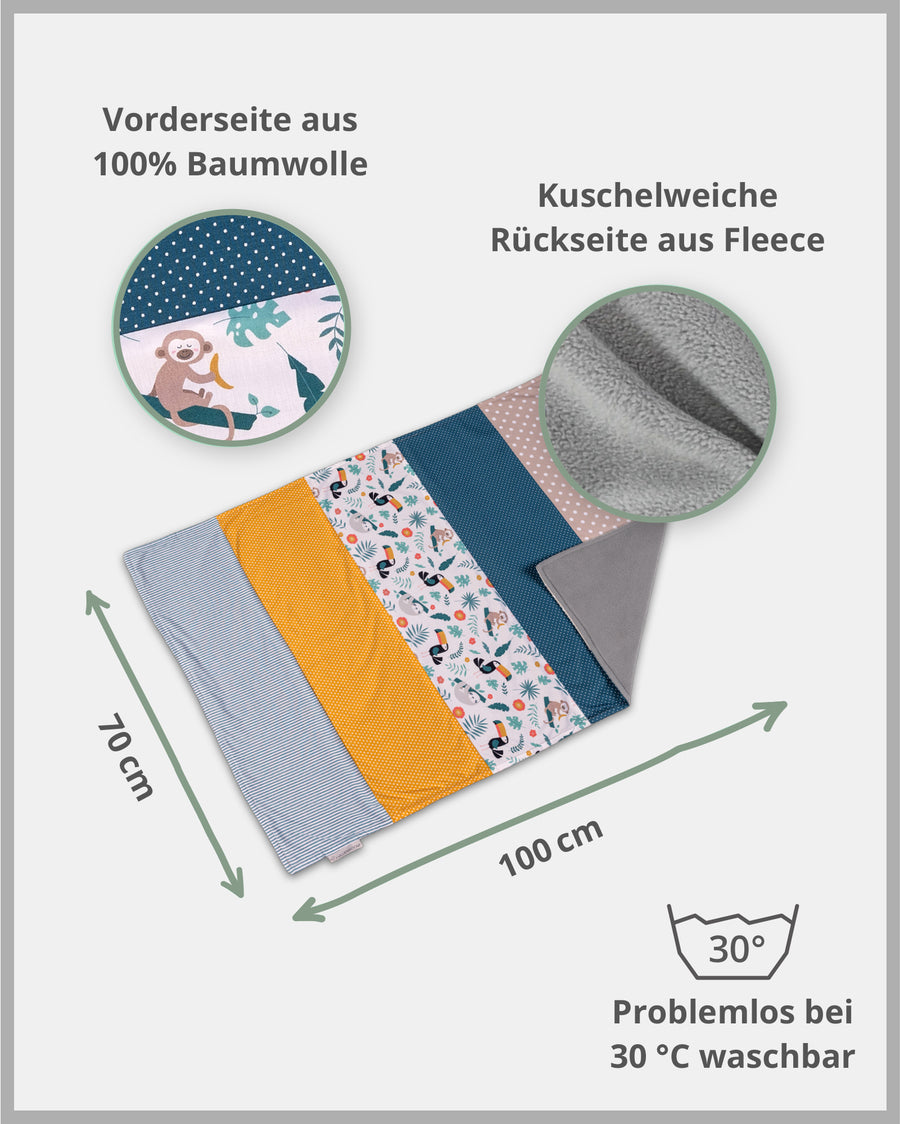 Babydecke Dschungel-ULLENBOOM Baby