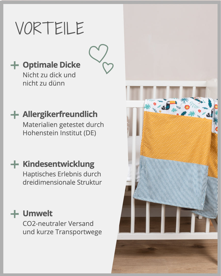 Babydecke Dschungel-ULLENBOOM Baby