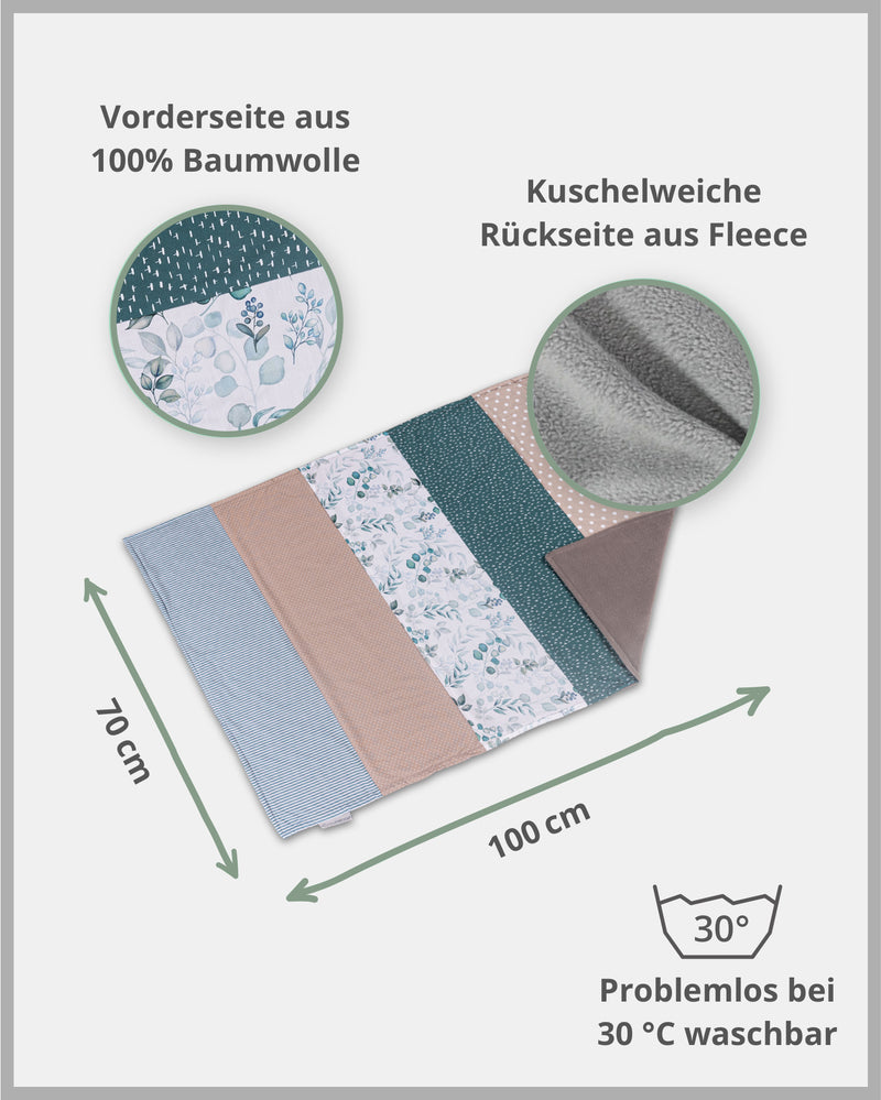 Babydecke Eukalyptus-ULLENBOOM Baby