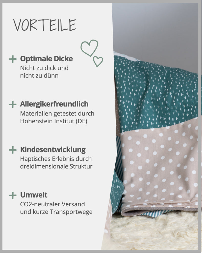 Babydecke Eukalyptus-ULLENBOOM Baby
