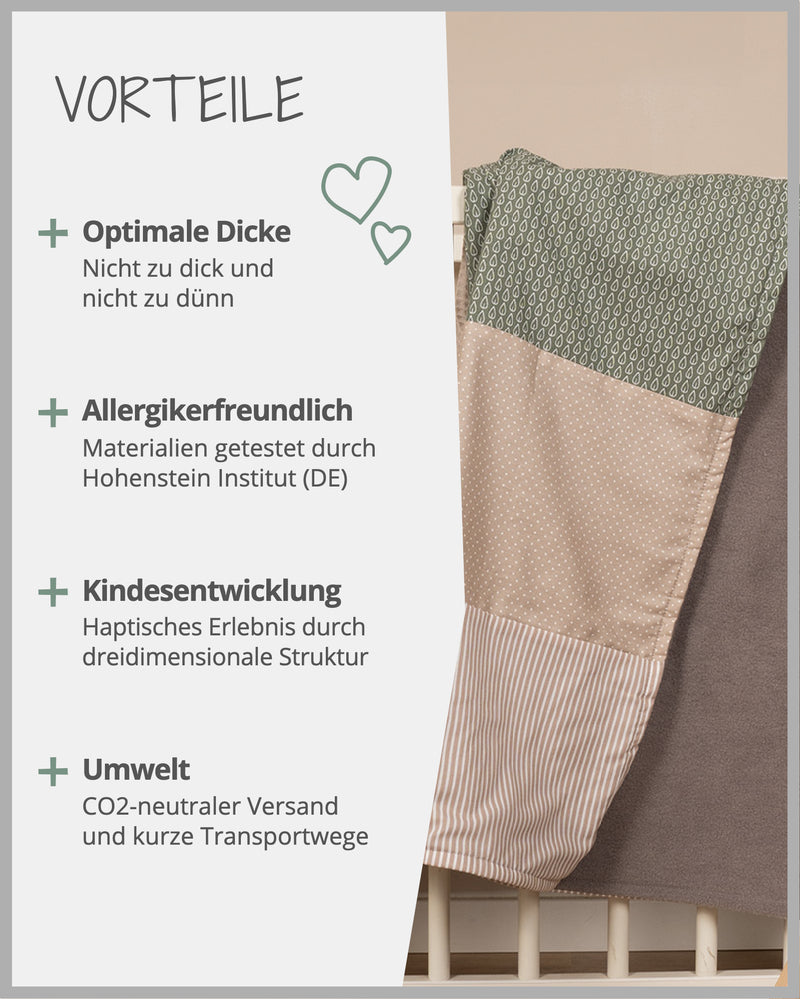 Babydecke BLÄTTERZAUBER-ULLENBOOM Baby