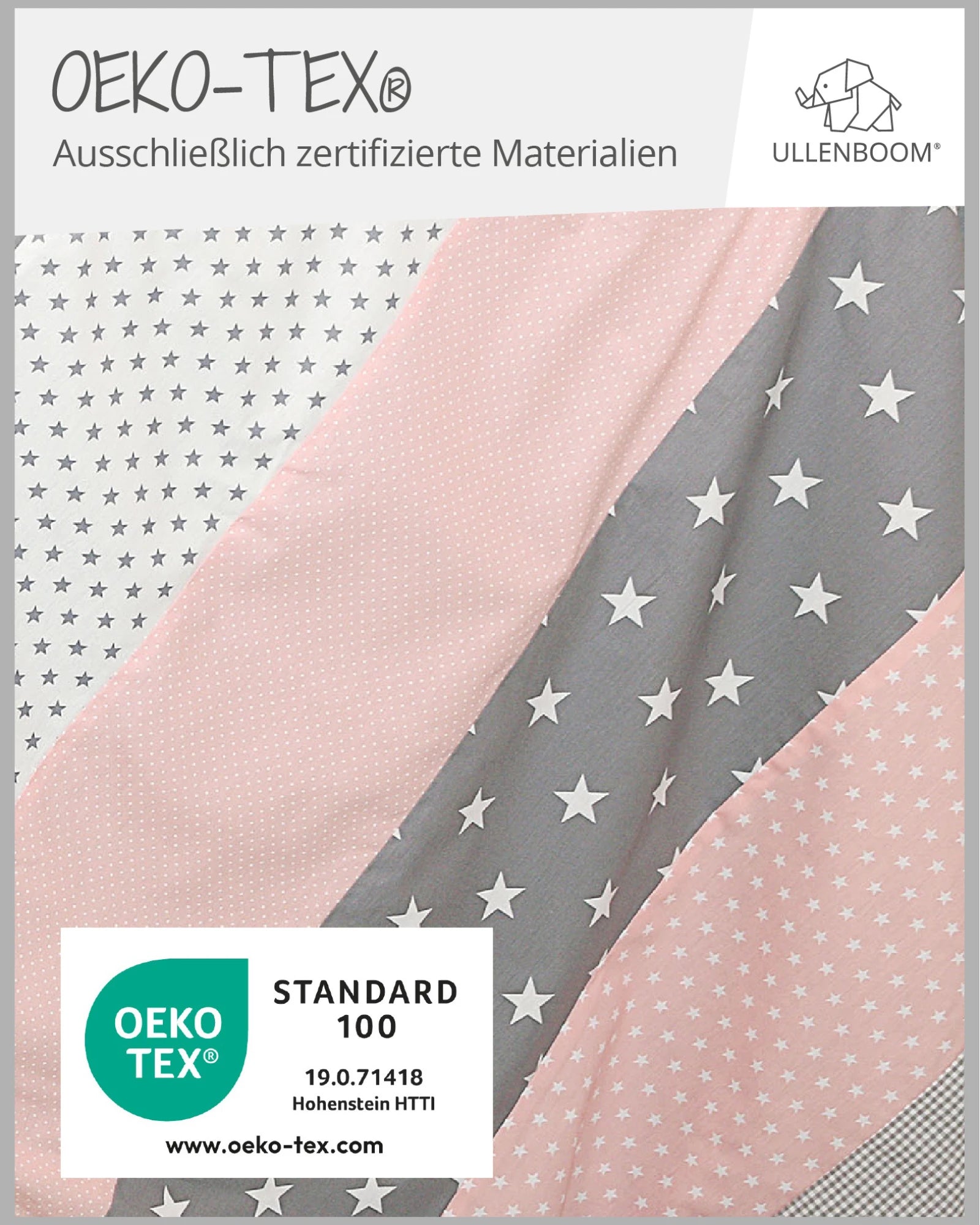 Babydecke ROSA GRAU