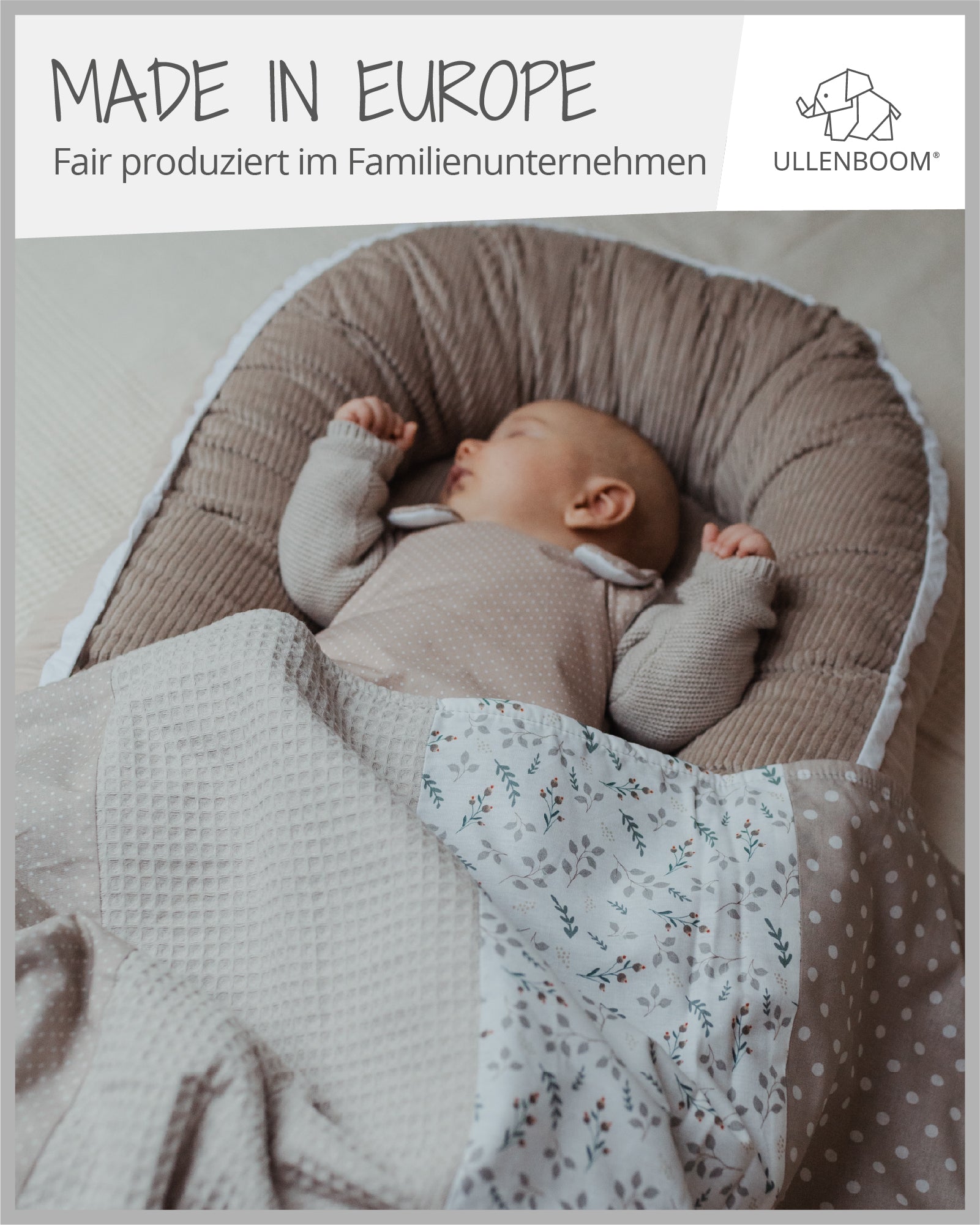 Babydecke SANDBLUME