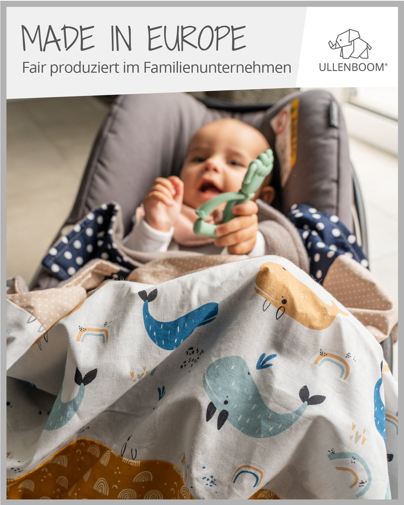 Babydecke Wale-ULLENBOOM Baby