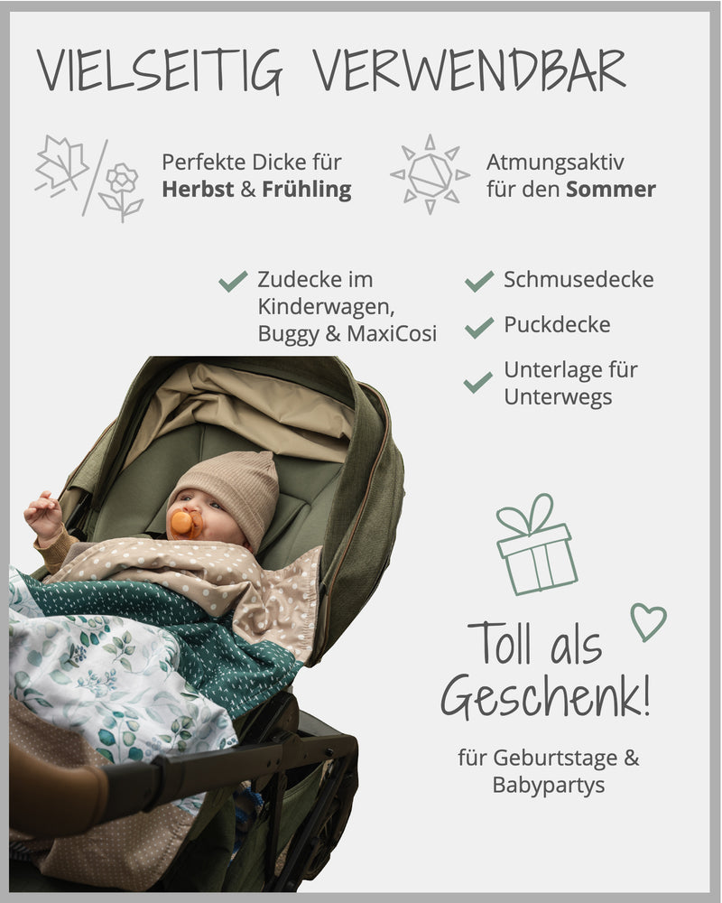 Babydecke Wale-ULLENBOOM Baby