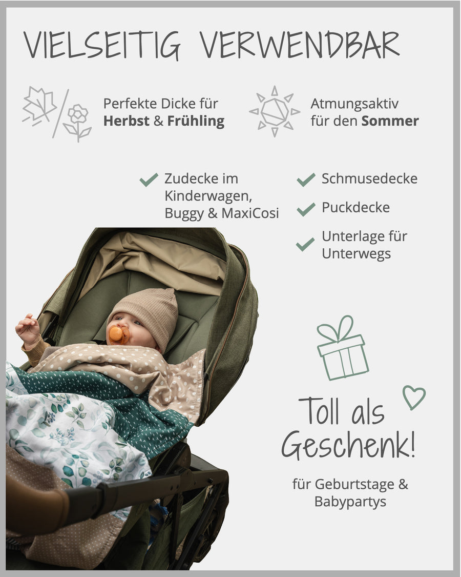 Babydecke Wale-ULLENBOOM Baby