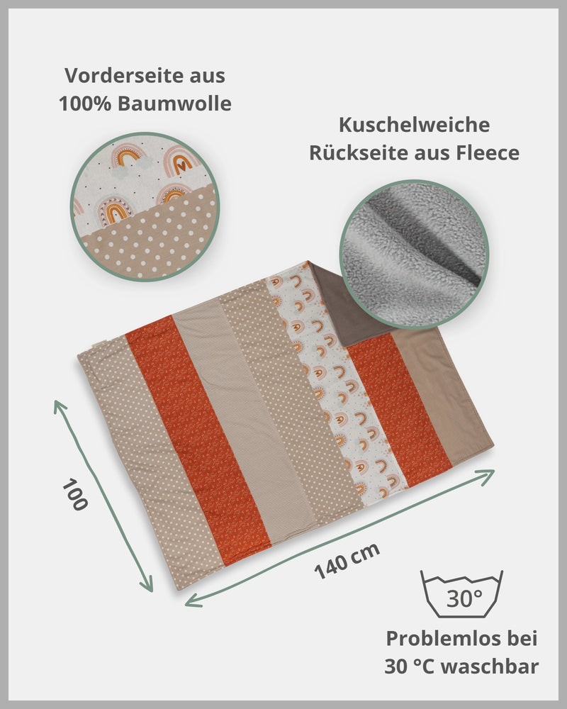 Babydecke REGENBOGEN-ULLENBOOM Baby