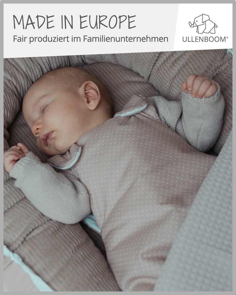 Babydecke Waffelpiqué Sand-ULLENBOOM Baby