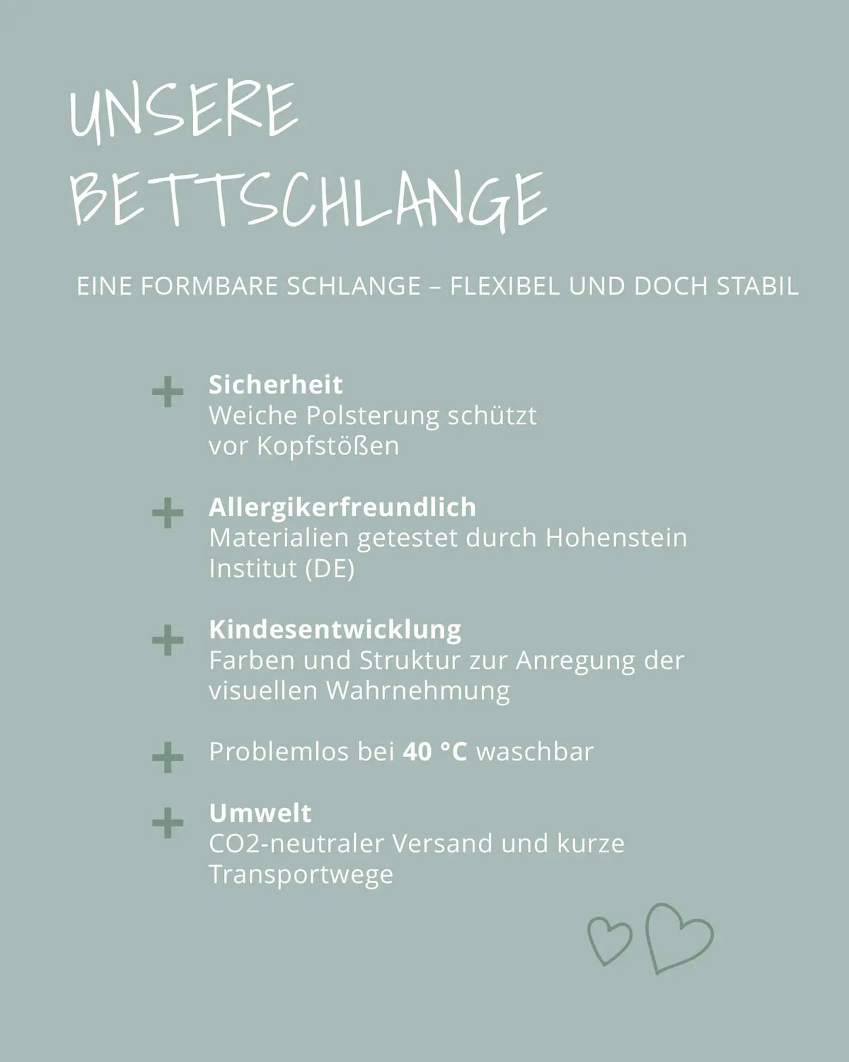 Vorteile der ULLENBOOM Bettschlange auf einen Blick