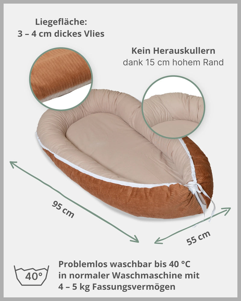 Babynest CORD CARAMEL-ULLENBOOM Baby