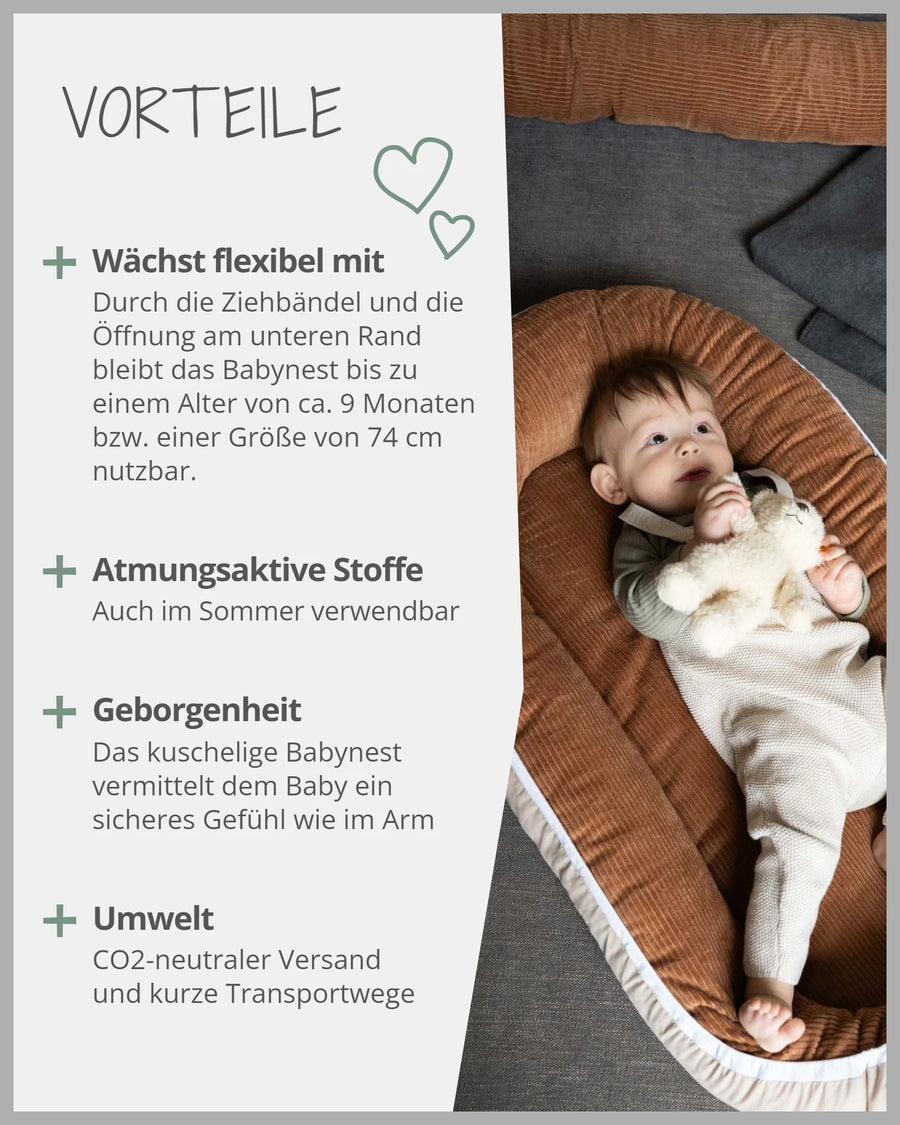 Babynest CORD CARAMEL-ULLENBOOM Baby