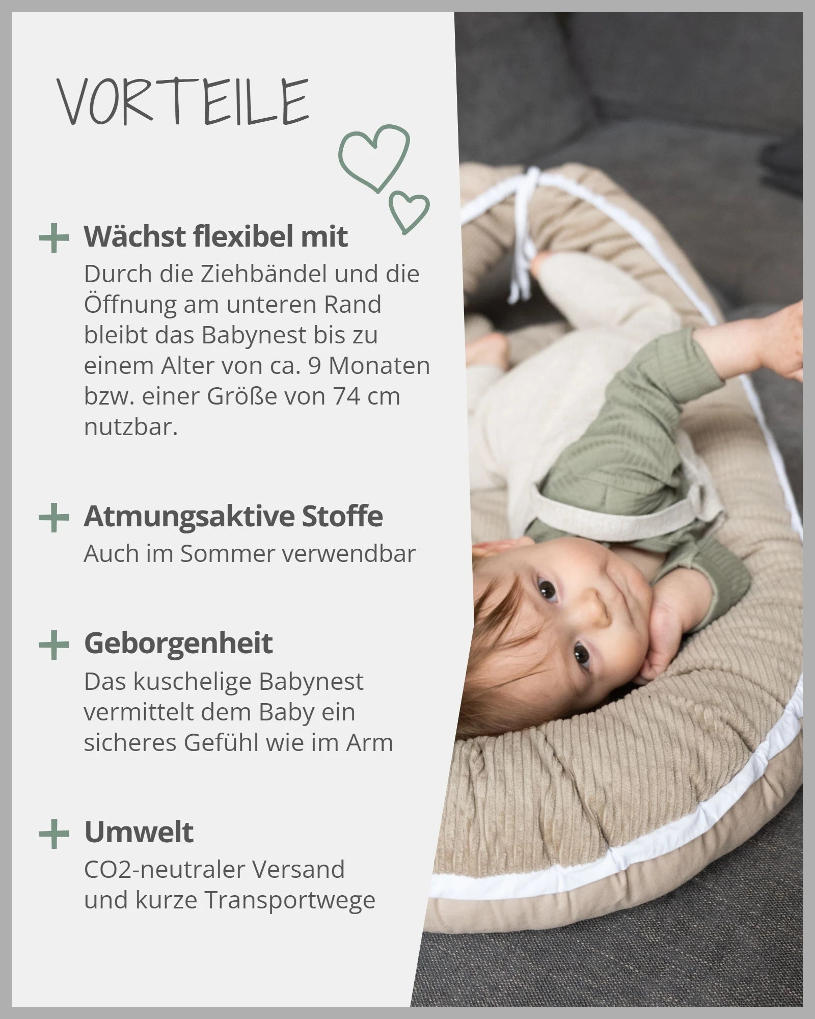 Babynest CORD SAND-ULLENBOOM Baby