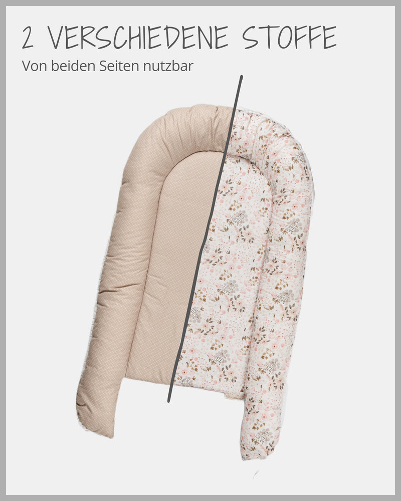 Babynest ROSA BLÜTEN-ULLENBOOM Baby
