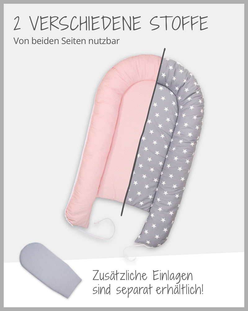 Babynest Rosa Grau-ULLENBOOM Baby