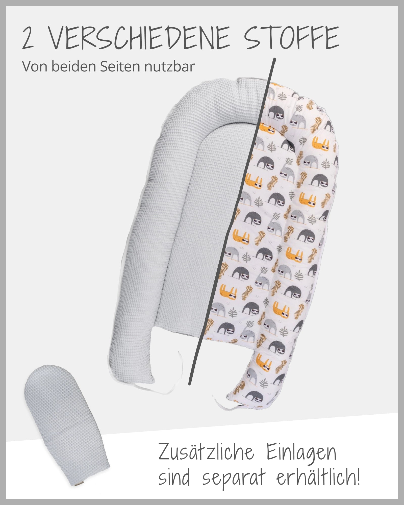 Babynest GRAU FAULTIERE