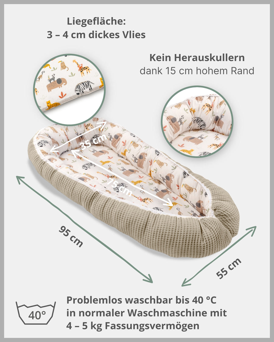 Babynest Sand Savanne-ULLENBOOM Baby