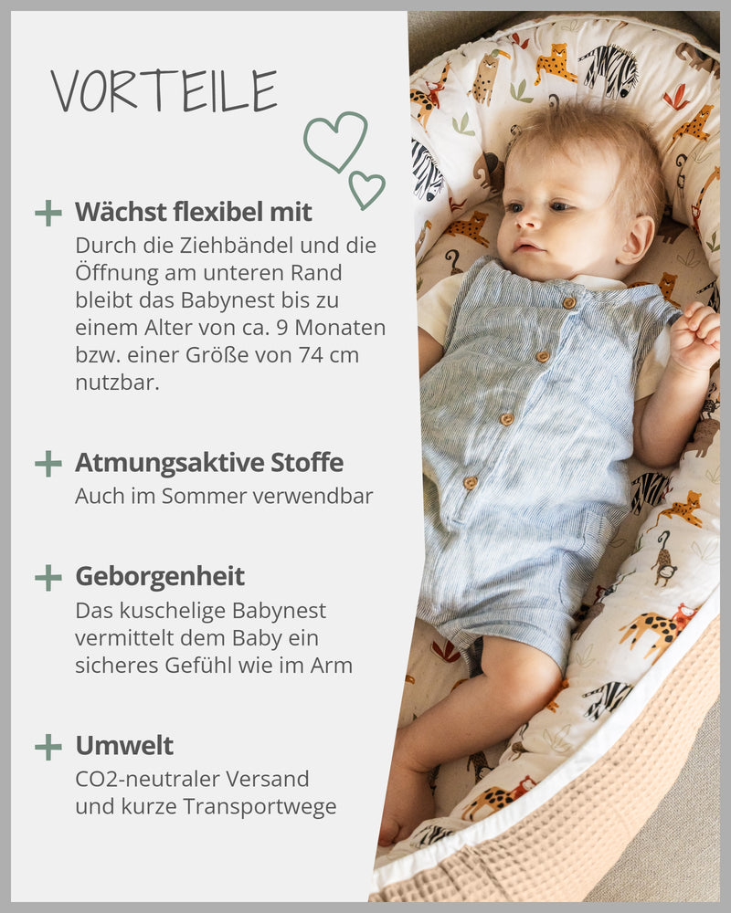 Babynest Sand Savanne-ULLENBOOM Baby