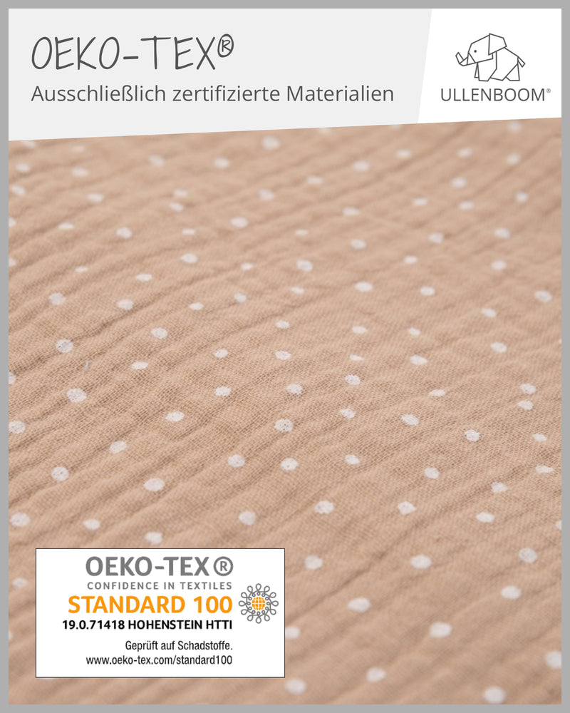 Dreieckstuch Musselin Sand-Halstücher-ULLENBOOM Baby