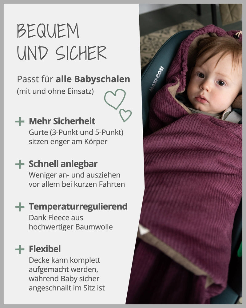 Einschlagdecke CORD BERRY-ULLENBOOM Baby