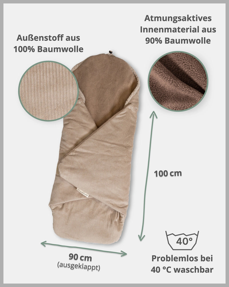 Einschlagdecke CORD SAND-ULLENBOOM Baby