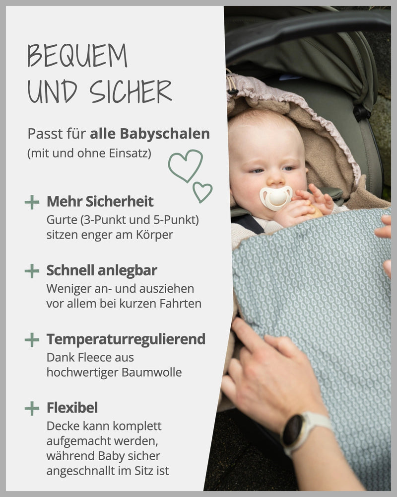 Einschlagdecke BLÄTTERZAUBER-ULLENBOOM Baby