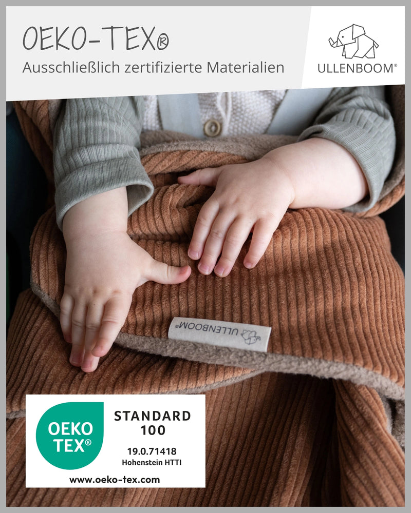 Einschlagdecke CORD CARAMEL-ULLENBOOM Baby