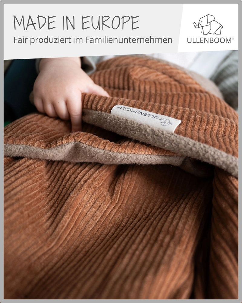 Einschlagdecke CORD CARAMEL-ULLENBOOM Baby