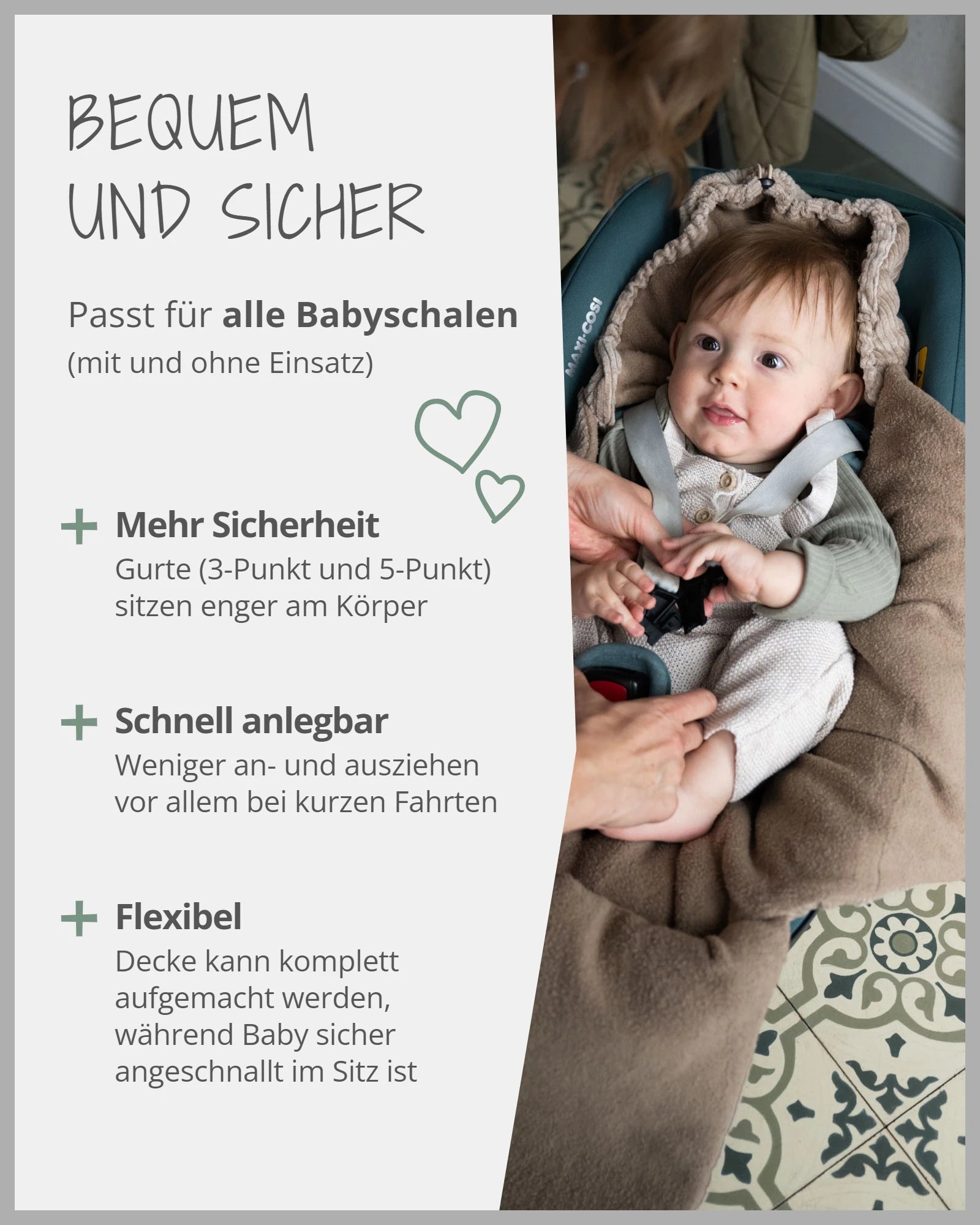 Einschlagdecke CORD PETROL-ULLENBOOM Baby