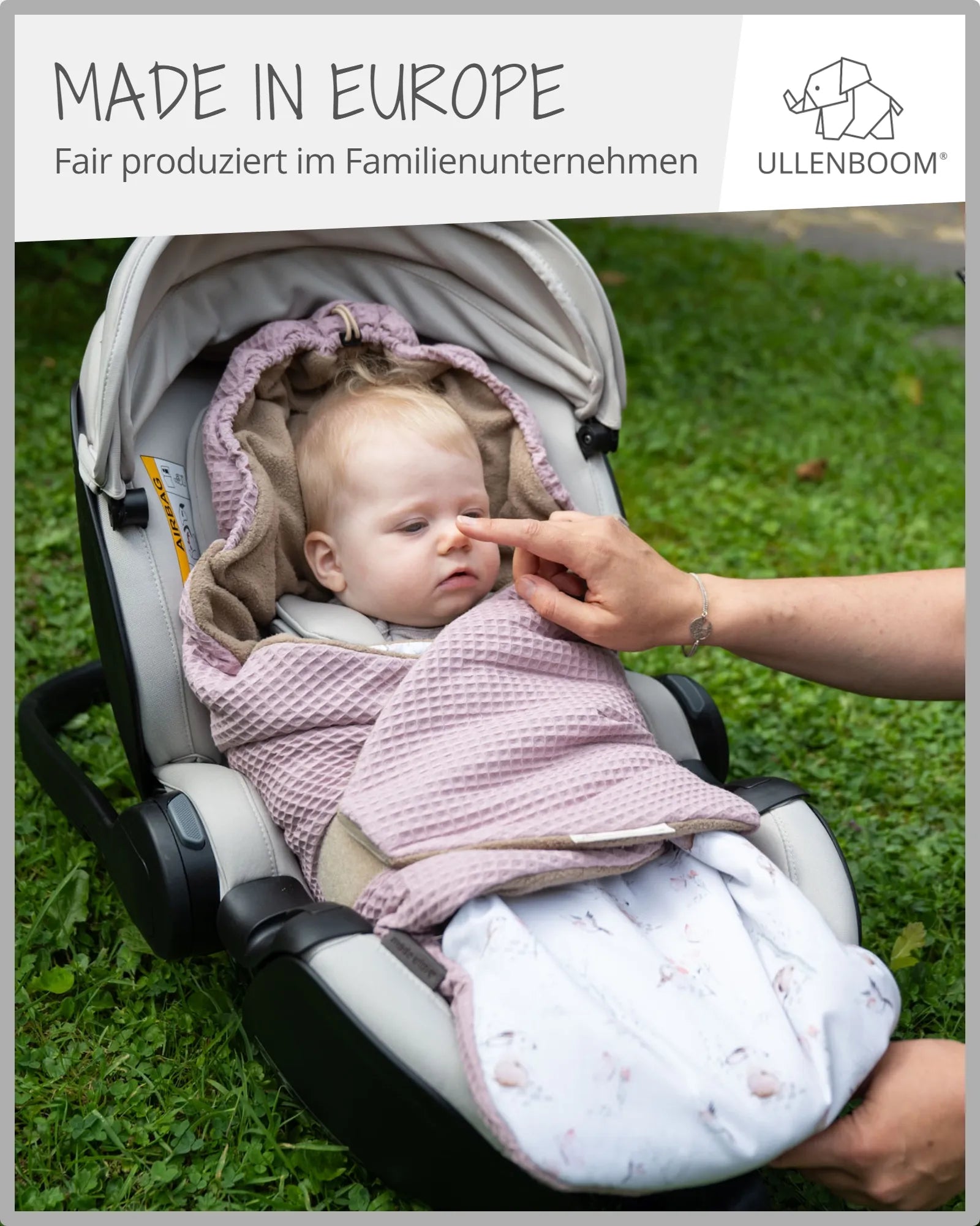 Einschlagdecke MÄRCHENWALD-autositz, babyschale, Einschlagdecke, kinderwagen, Maxi-Cosi, Märchenwald, NEU, Patchwork, Schlafen & Kuscheln, sommer, Waffelpiqué Motiv, winter_ULLENBOOM® Baby