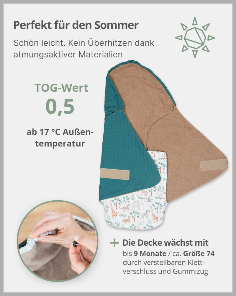 Einschlagdecke MADAGASKAR-ULLENBOOM Baby