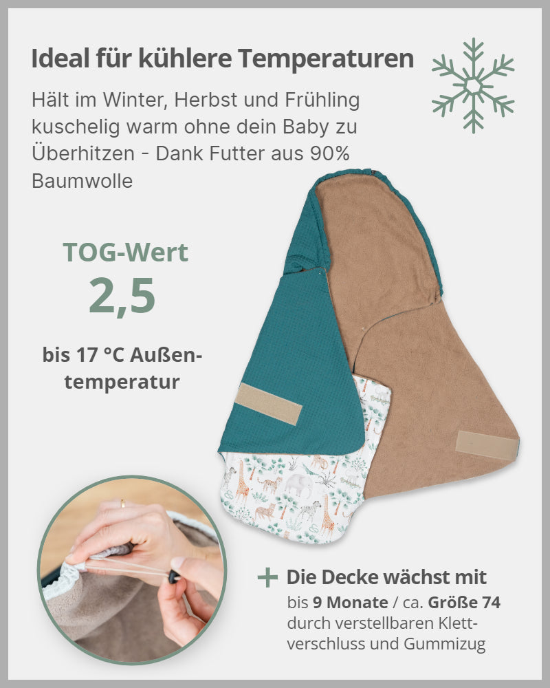 Einschlagdecke MADAGASKAR-ULLENBOOM Baby