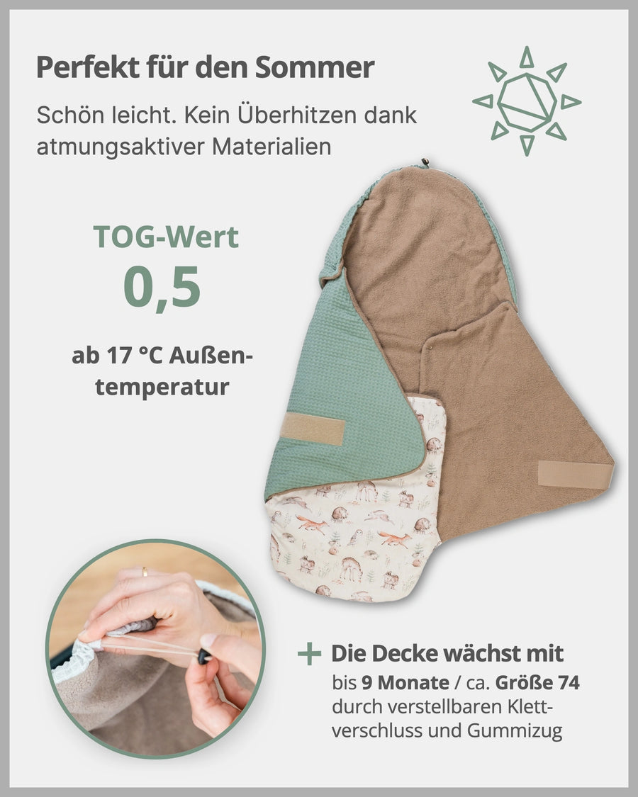 Einschlagdecke WALDFREUNDE-ULLENBOOM Baby