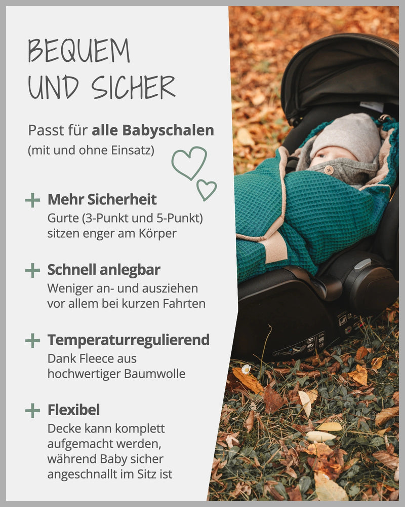 Einschlagdecke Eukalyptus Petrol-ULLENBOOM Baby