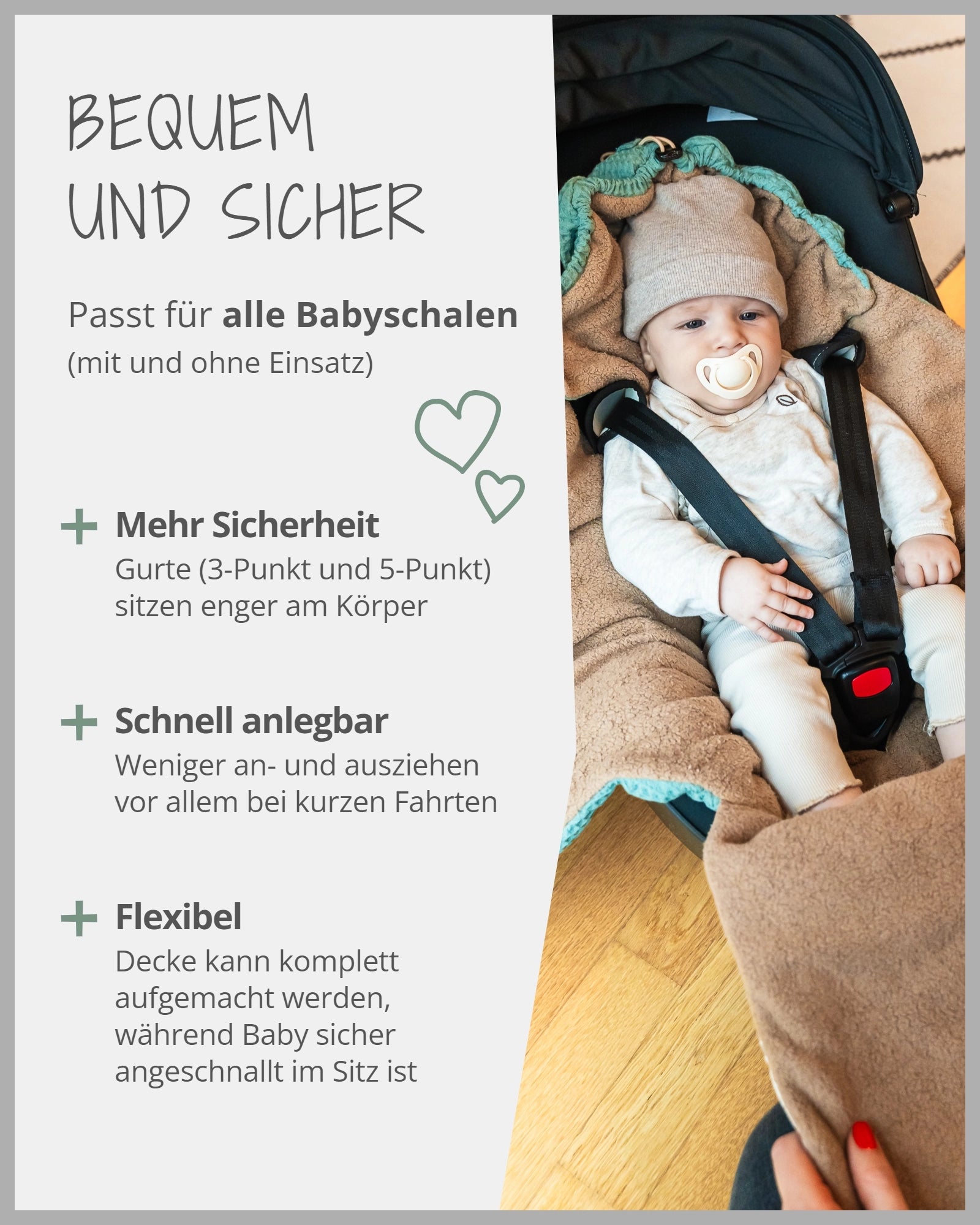 Einschlagdecke WALDFREUNDE-ULLENBOOM Baby-ULLENBOOM Baby