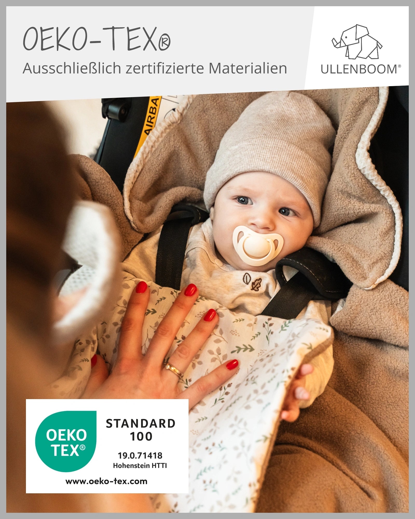 Einschlagdecke FLORAL SAND-ULLENBOOM Baby