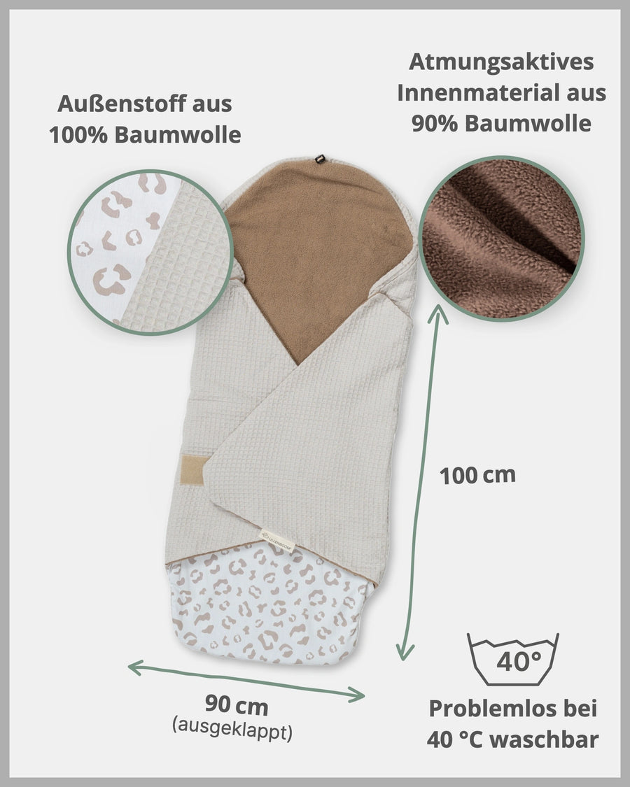 Einschlagdecke LEO-ULLENBOOM Baby
