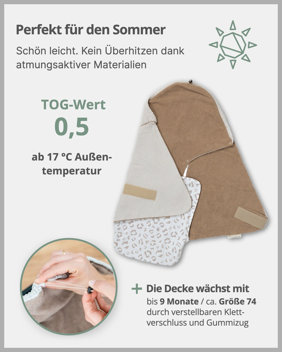 Einschlagdecke LEO-ULLENBOOM Baby