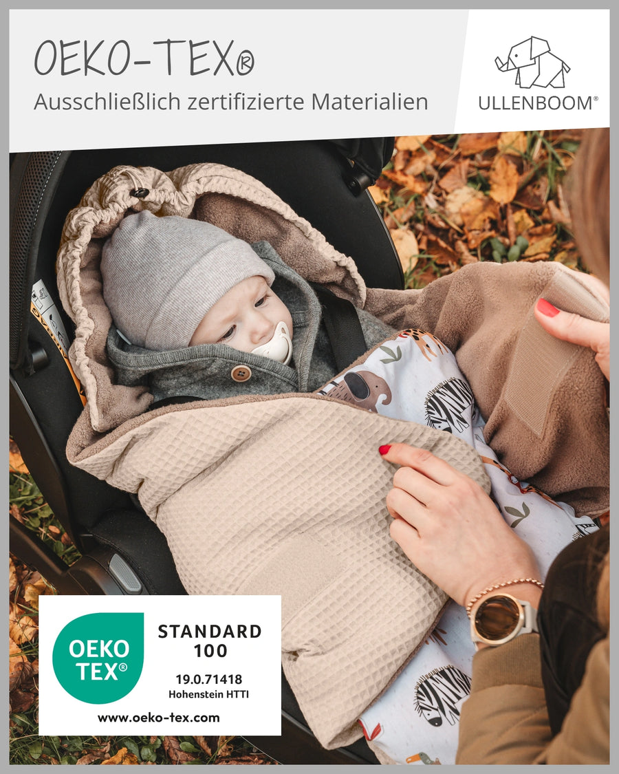 Einschlagdecke Sand Savanne-ULLENBOOM Baby