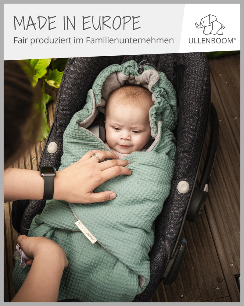 Einschlagdecke Waffelpiqué SALBEIGRÜN-ULLENBOOM Baby