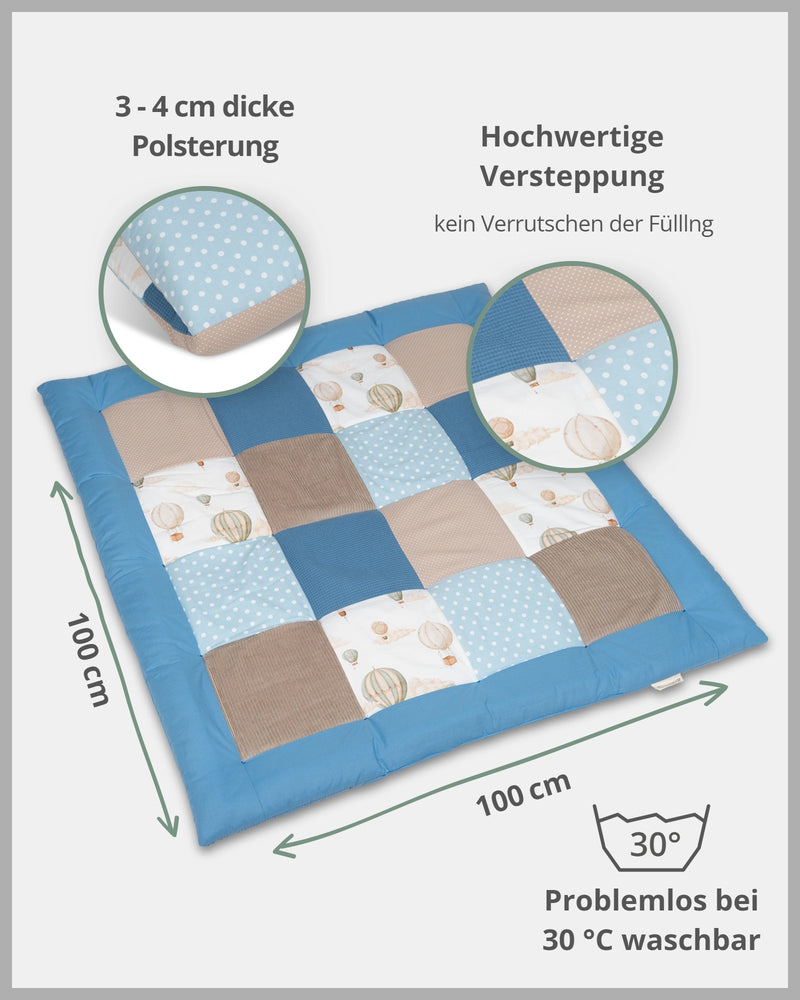 Personalisierbare Krabbeldecke BALLONTRAUM-ULLENBOOM Baby