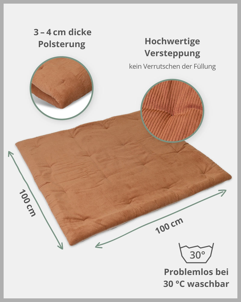 Krabbeldecke CORD CARAMEL-ULLENBOOM Baby