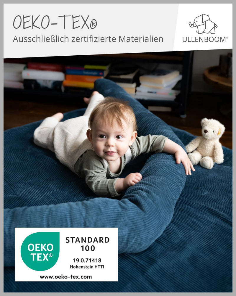 Krabbeldecke CORD PETROL-ULLENBOOM Baby