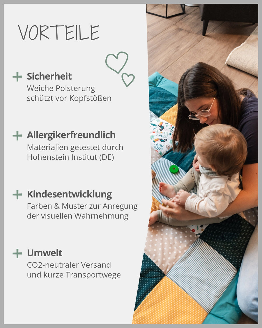 Krabbeldecke DSCHUNGEL-ULLENBOOM Baby