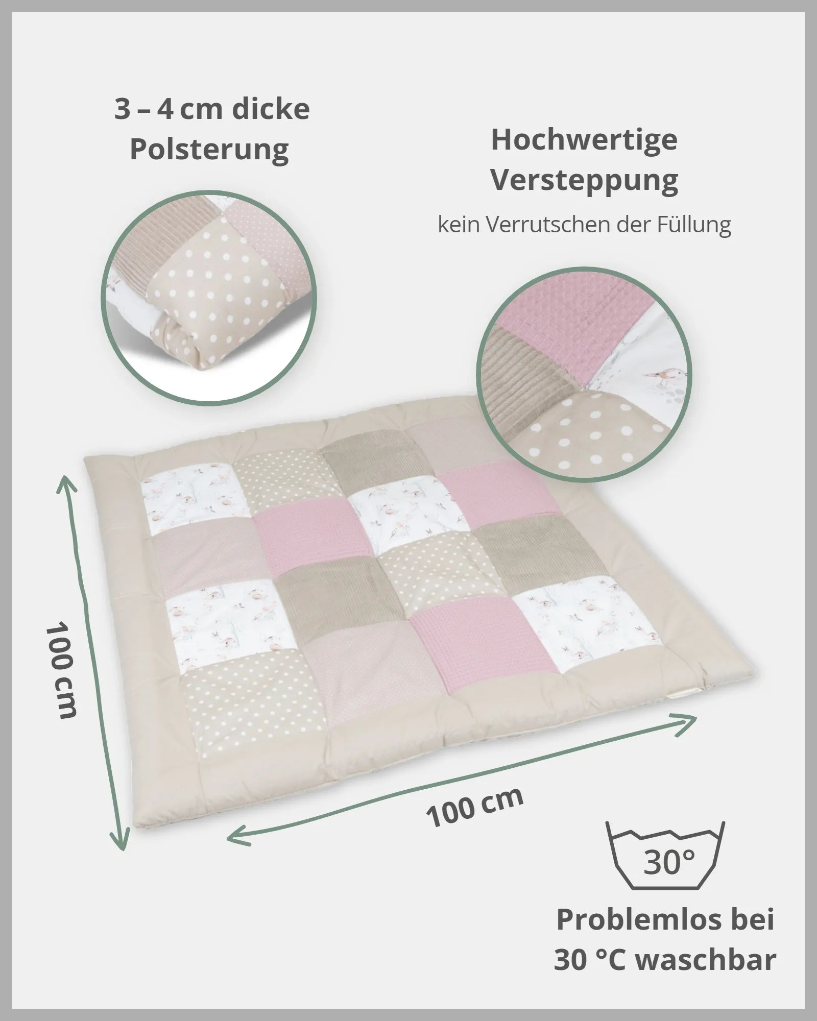 Krabbeldecke MÄRCHENWALD-Personalisierbare Krabbeldecke MÄRCHENWALD ULLENBOOM®-ULLENBOOM Baby