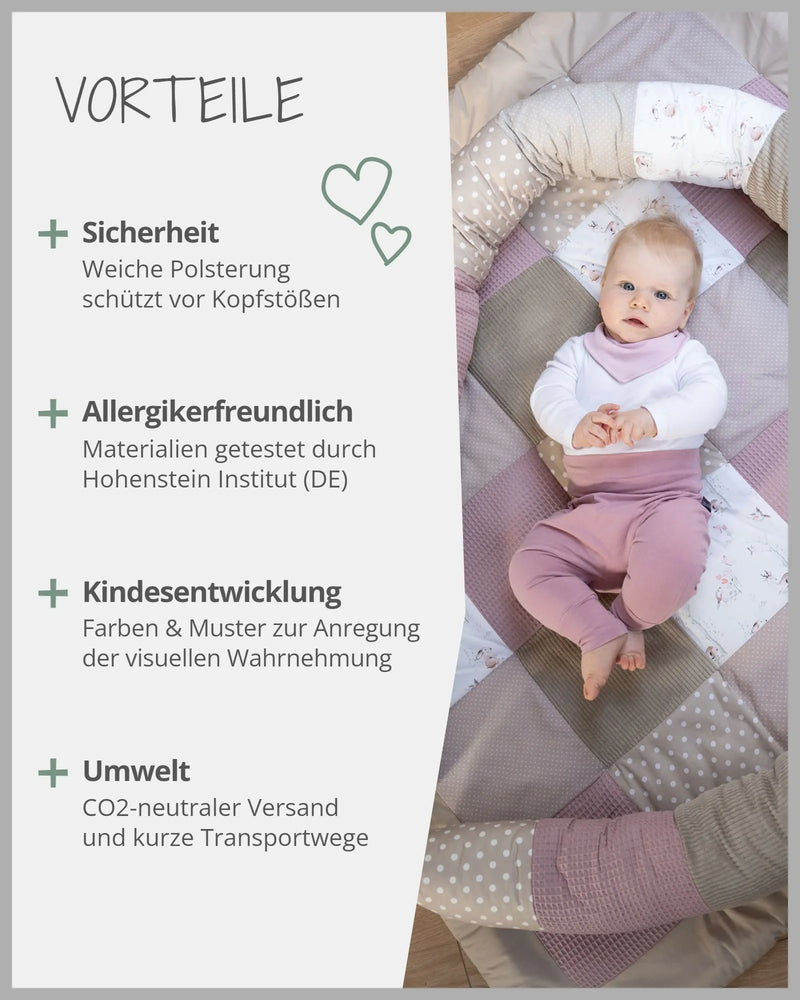 Krabbeldecke MÄRCHENWALD-Personalisierbare Krabbeldecke MÄRCHENWALD ULLENBOOM®-ULLENBOOM Baby
